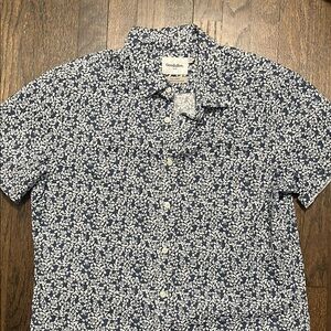 Goodfellow & Co Men's Blue Floral Shirt